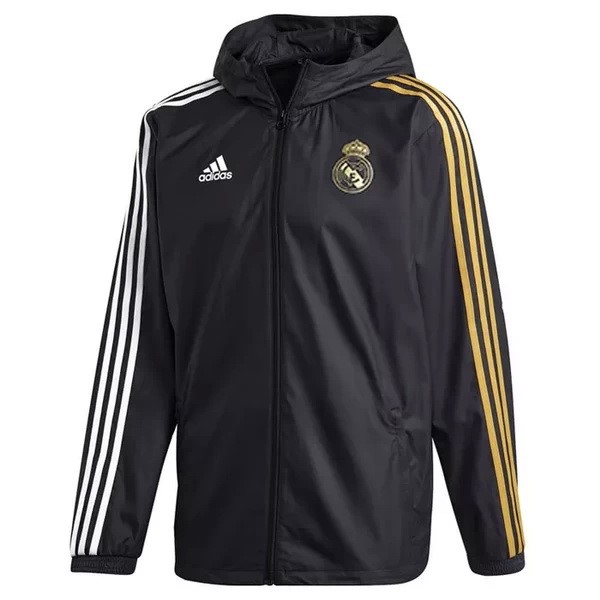 Rompevientos Real Madrid 2020/21 Negro Amarillo